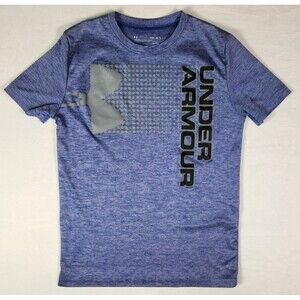 Boy’s Under Armour Short Sleeve Purple Shirt - Size Y-Large